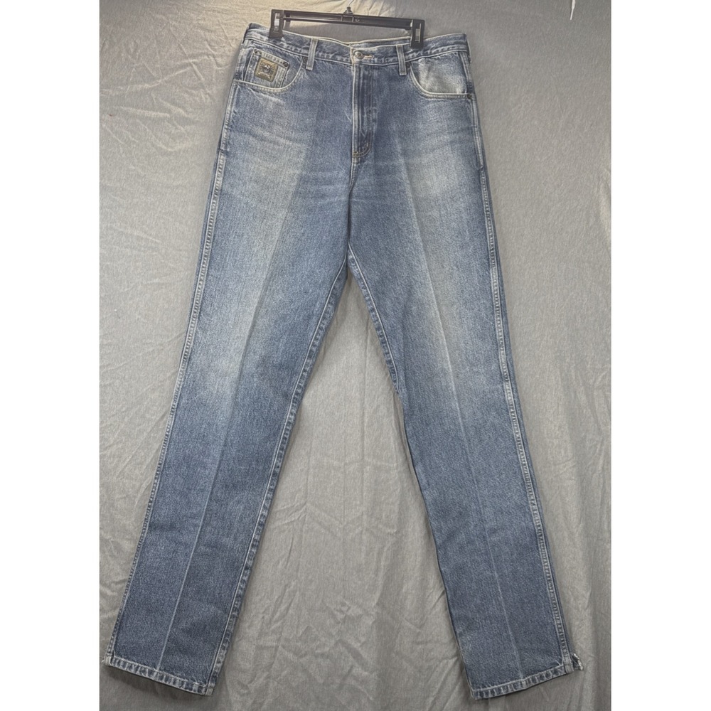 Cinch Straight Leg Jeans Mens 35x38 Blue Denim 5-Pocket Comfort Everyday